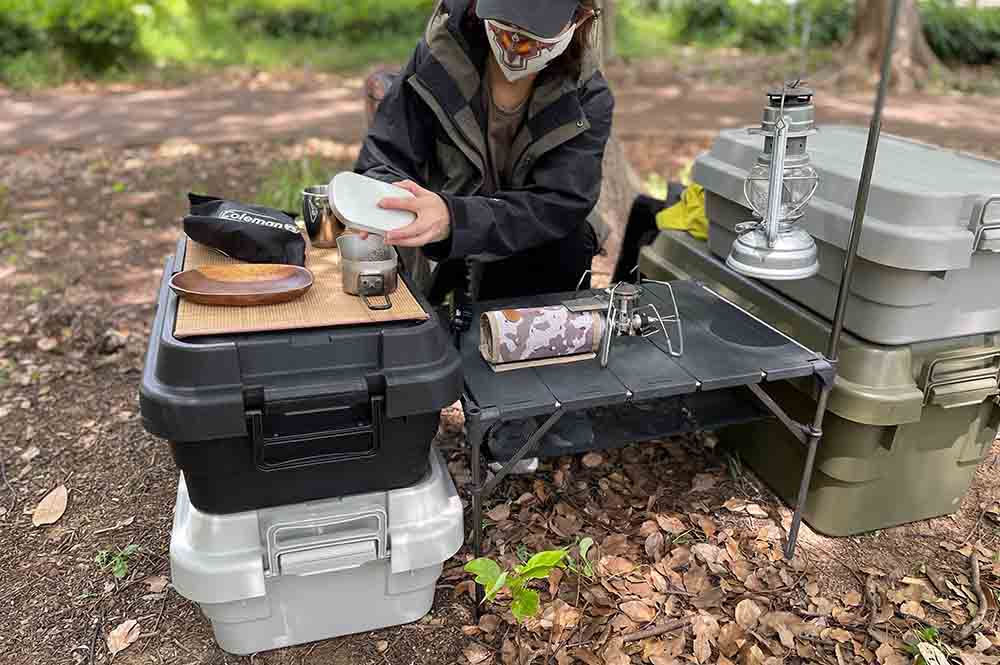 トランクカーゴLOW ローチェア＆ローテーブルとして