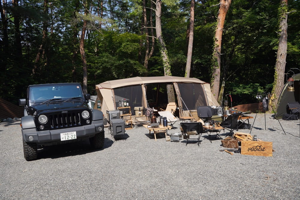 camp 24. 白州フィールド ogawa アポロン