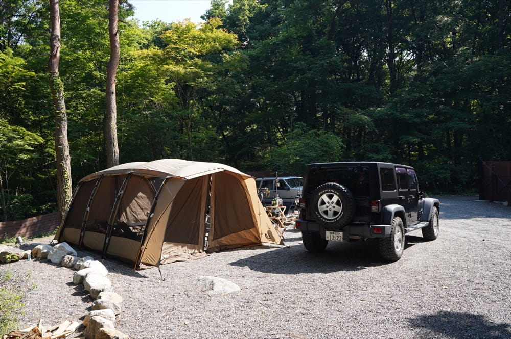 camp 24. 白州フィールド BLUE区画