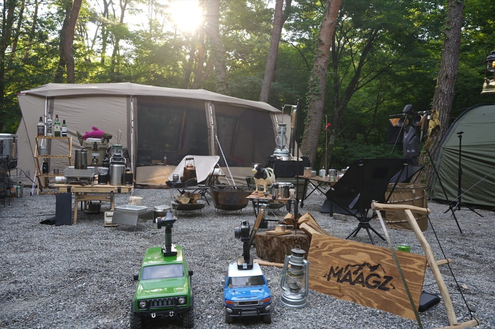 camp 24. 白州フィールド BLUE区画