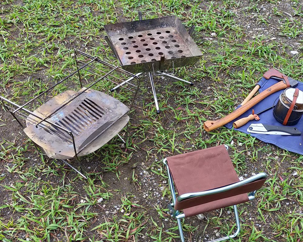 UNIFLAME(ユニフレーム） ファイアグリル RAPCAとサイズ感比較