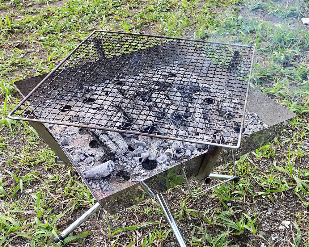 UNIFLAME(ユニフレーム） ファイアグリル 炭が落ちにくい