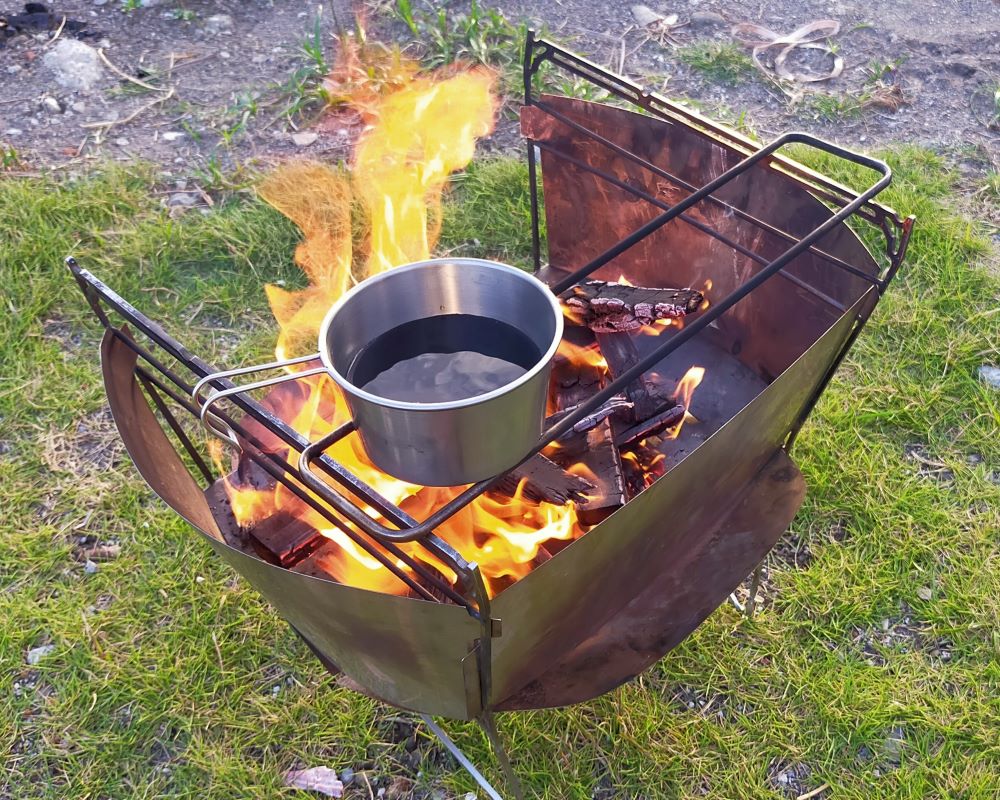 シェラカップ&ロッキーカップのメリット 火にかけられる