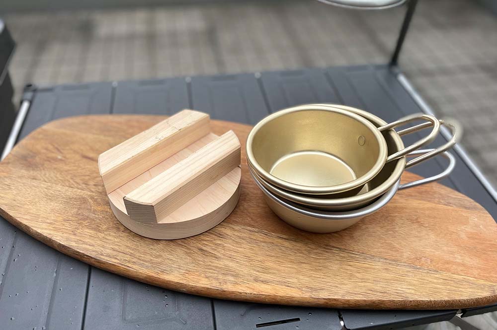 マッコリカップとシェラカップの違い 取手が大きい