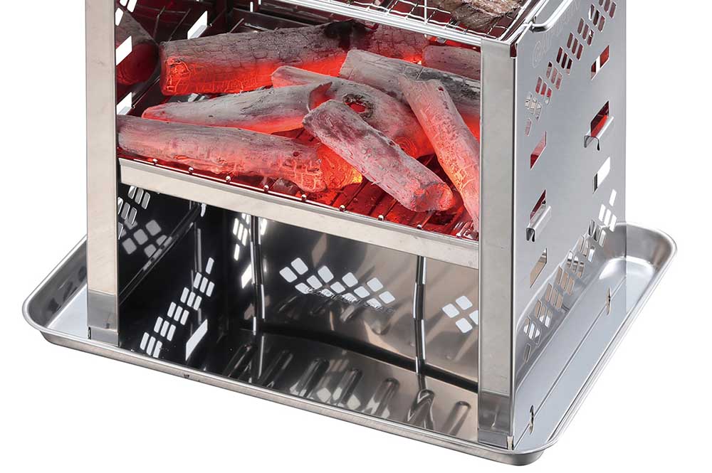 カマドスマートグリル　ステンレス角形トレー