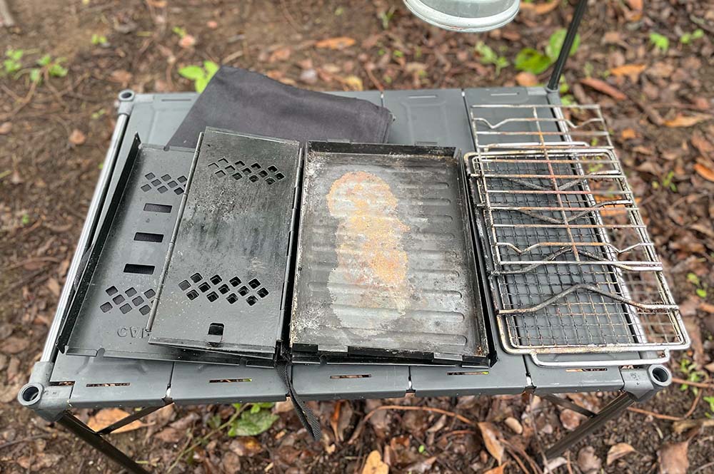 カマドスマートグリル　パーツ構成