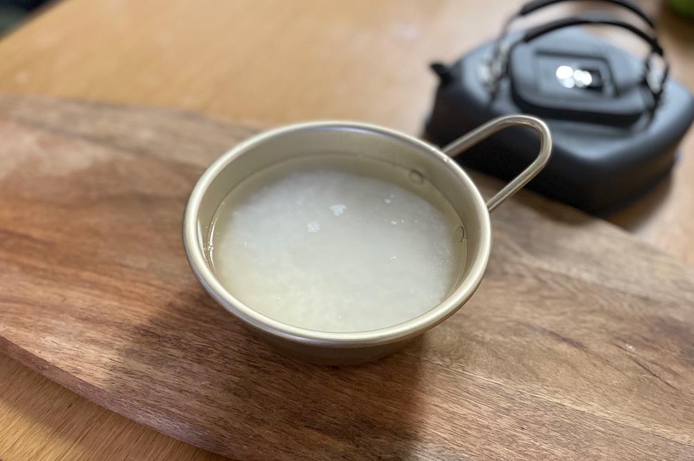 マッコリカップ　炊飯　手順