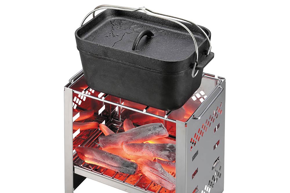 カマドスマートグリル　角形ダッチオーブン