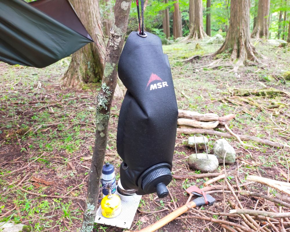 MSR ドロメダリーバッグ　グロメット　使用例