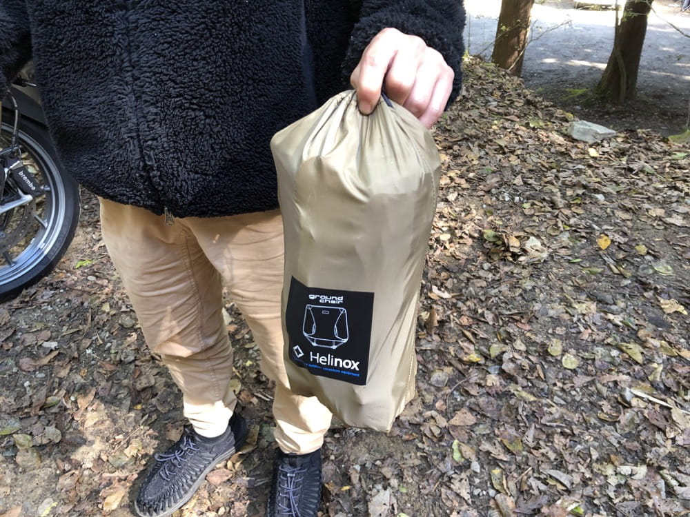 ヘリノックス グラウンドチェア レビュー。地べた感覚が味わえる