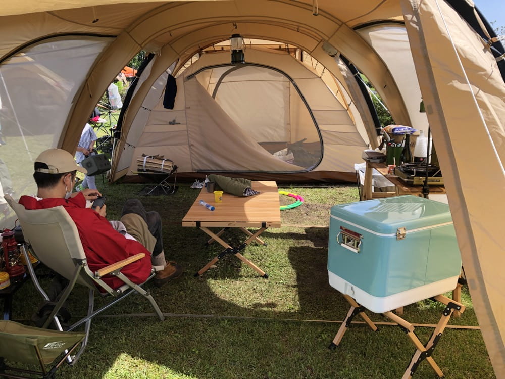 DOD カマボコテント3L オーナーレビュー。圧倒的室内空間が魅力