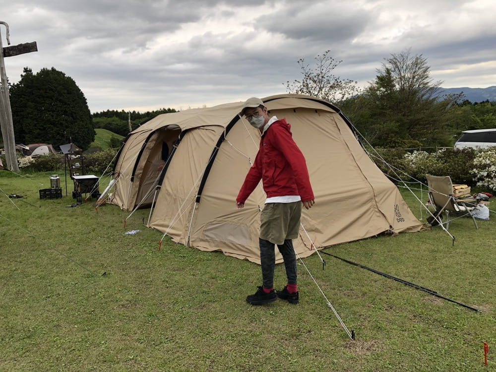 DOD カマボコテント3L 耐水性