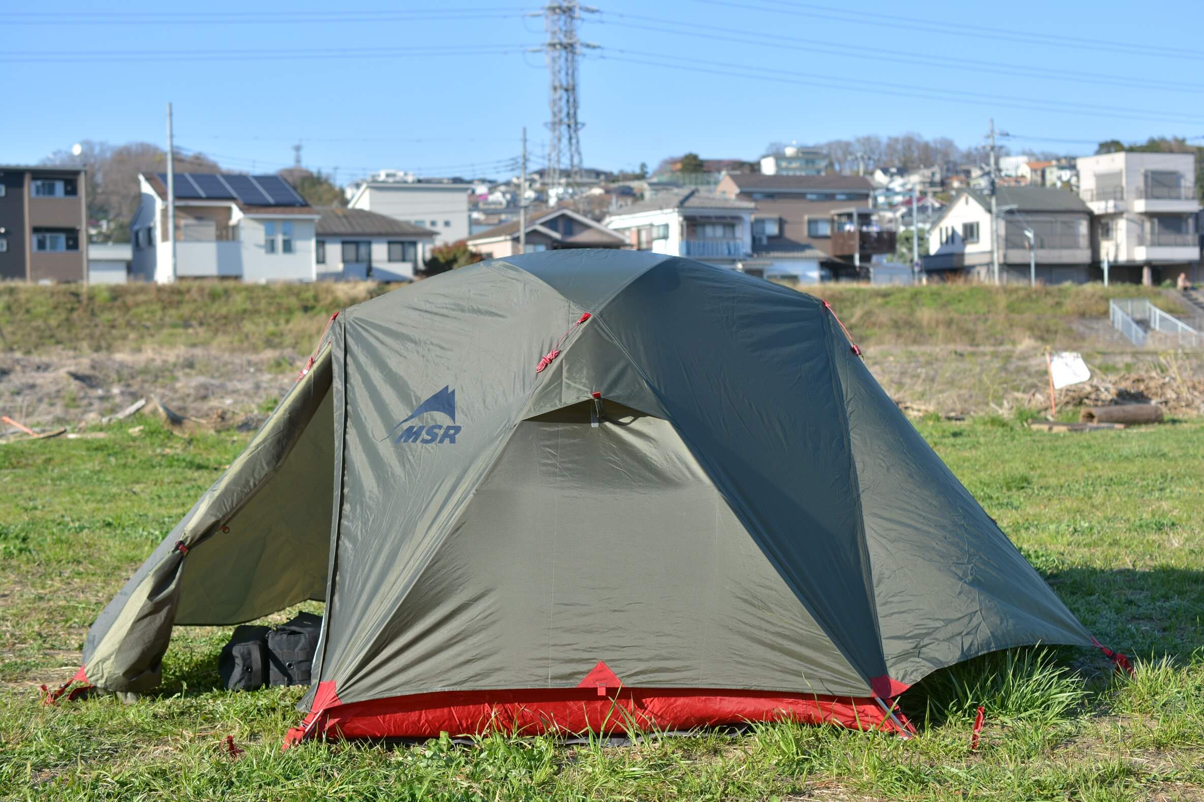 アウトドア テント/タープ MSR エリクサー2 レビュー。ソロ、デュオキャンプにおすすめなテント 